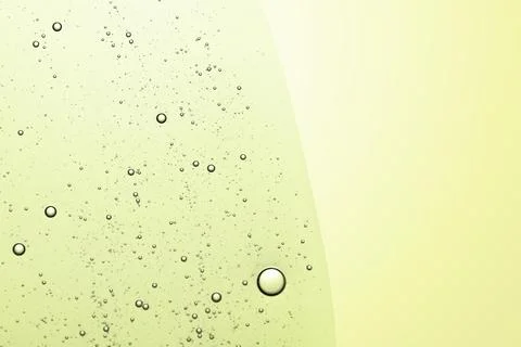 Green abstract background oil bubble in water wallpaper Illustration