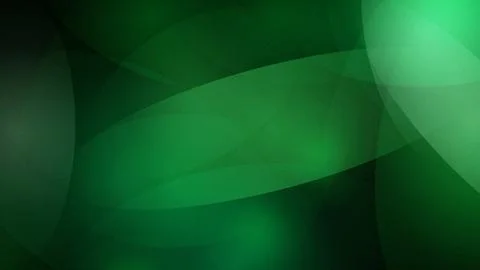 Green Abstract Background with Overlapping Wavy Shapes Ilustración de archivo