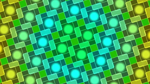 Green abstract background, rotate squares, loop Stock Footage 56462473