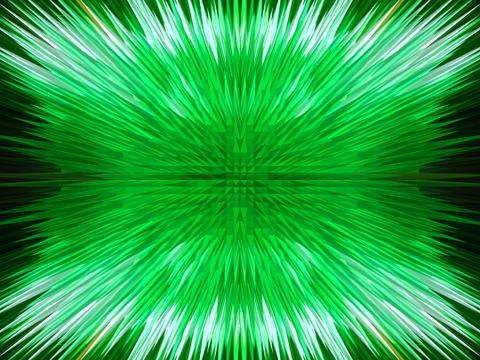 Green abstract background with sharp thorns Stock Illustration