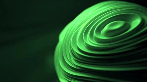 Green abstract background with wave motion design concept Stock Footage 327572457