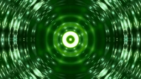 Green abstract background, waves light, loop Stock Footage 86676808