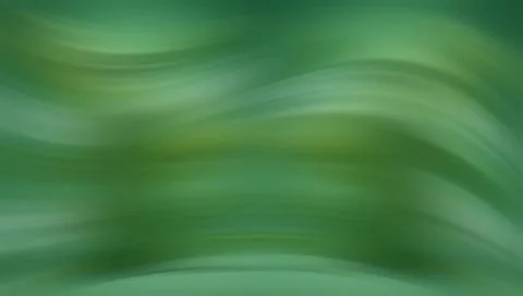 Green abstract background with wavy lines and blurred motion Stockillustratie