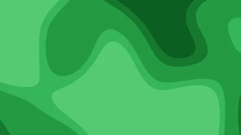 Green abstract background with wavy shapes. Stock Footage 294187149