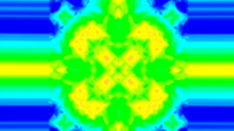 Green Abstract on Blue Background Stock Footage 122057732