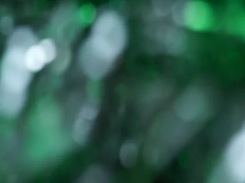 Green Abstract blured light bokeh lights rotation background Stock Footage 111620919