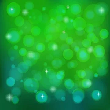 Green abstract blurred background. Vector illustration Stock-Illustration