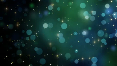 Green abstract bokeh graphic background video Stock Footage 209126937