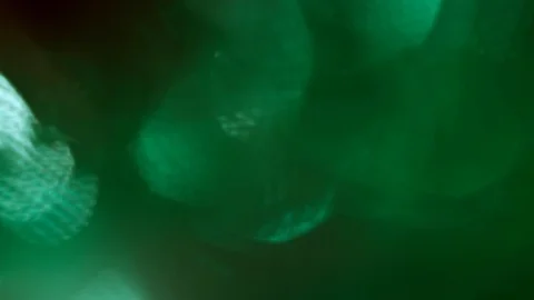 Green abstract bokeh lights, subtle on a background Video stock 125682734
