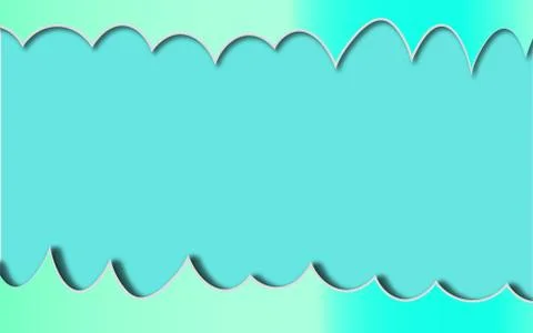 Green abstract border wallpaper frame Stock Illustration