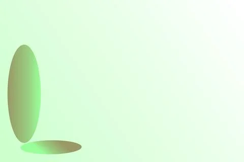 Green Abstract Curve Element Corner Border, Stock Illustration