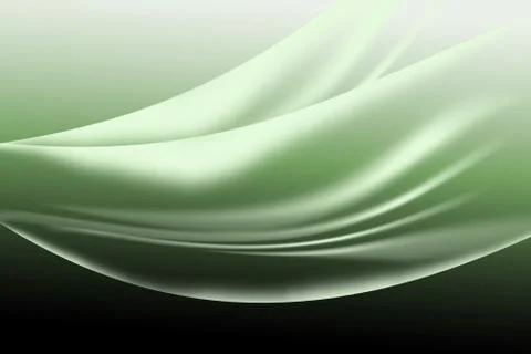 Green abstract curve lines texture background Stock-Illustration