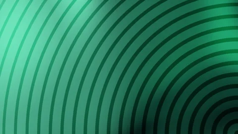 Green Abstract Curved Pattern Moving Across Minimal Graphic Background 動画素材 333980377