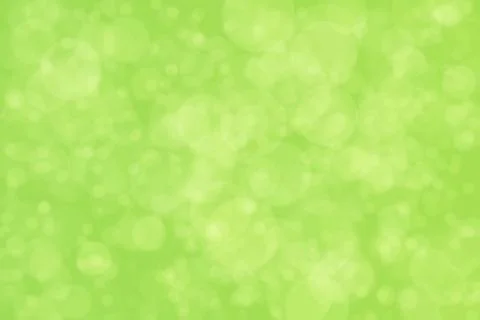 Green abstract defocused background, circle shape bokeh pattern. Stock Illustration