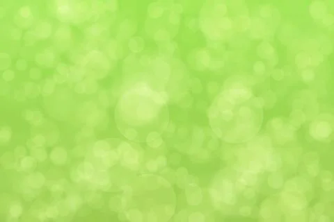 Green abstract defocused background, circle shape bokeh pattern. Stock Illustration