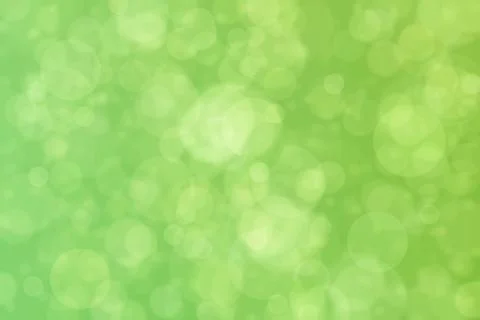 Green abstract defocused background, circle shape bokeh pattern. 스톡 일러스트