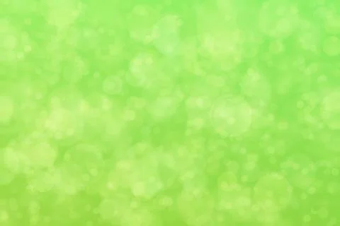 Green abstract defocused background, circle shape bokeh pattern. Stock Illustration