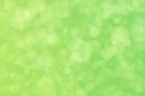 Green abstract defocused background, circle shape bokeh pattern. Stock Illustration