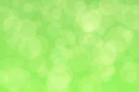 Green abstract defocused background, circle shape bokeh pattern. Stockillustratie
