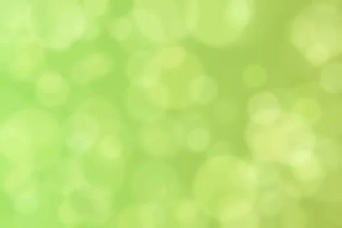 Green abstract defocused background, circle shape bokeh pattern. 库存插图