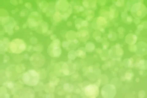 Green abstract defocused background, circle shape bokeh pattern. Stock Illustration