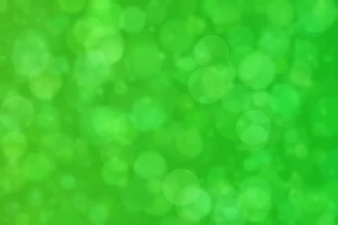 Green abstract defocused background, circle shape bokeh pattern. Stock Illustration