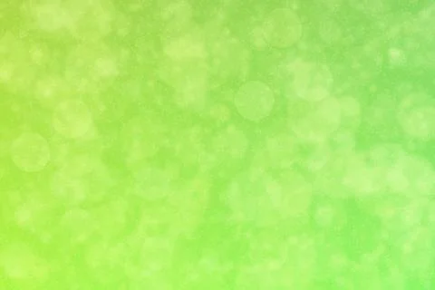 Green abstract defocused background, circle shape bokeh pattern. Foto stock