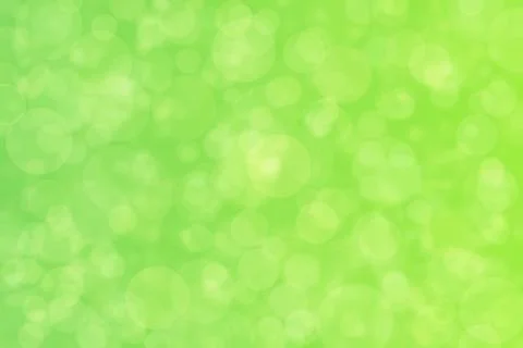 Green abstract defocused background, circle shape bokeh pattern. 스톡 사진