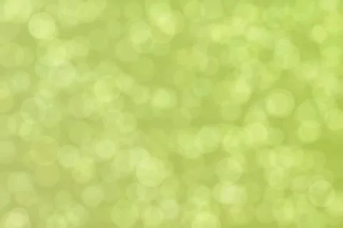 Green abstract defocused background, circle shape bokeh pattern. Foto stock