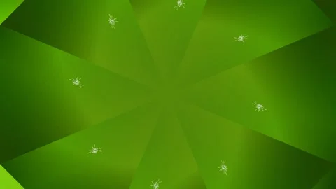 Green abstract design with circles, lines, and dots 스톡 동영상 331647296