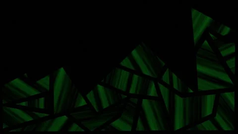 Green abstract design parallel lines dark geometrical shapes background Stock Footage 306590917