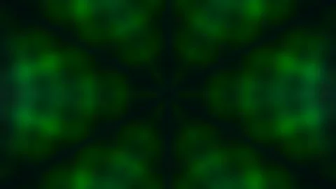 Green abstract design with star pattern on dark background Stock Footage 340367979