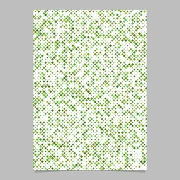 Green abstract diagonal square pattern background page template Stock Illustration