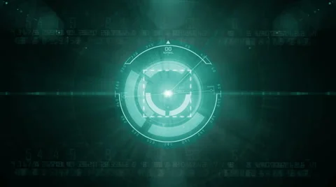 Green abstract digital background Stock Footage 48099969