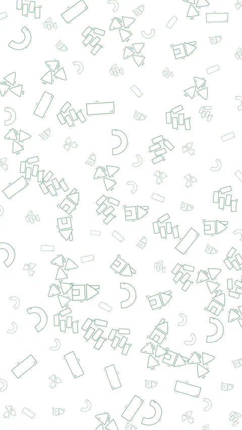 Green abstract digital data elements flowing on a bright white technology b.. Stock Footage 338292279