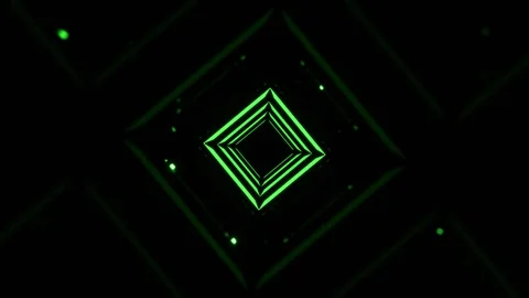 Green Abstract Digital Pulse Spectrum Background VJ Loop in 4K 库存影片 341669251