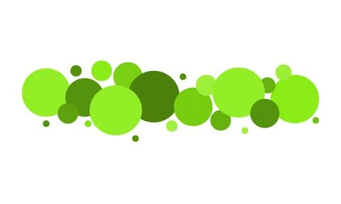 Green abstract dots background. Vector illustration. Stock Illustration