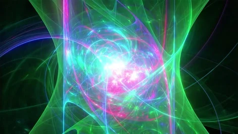 Green Abstract Energy Flow Stock Footage 326671048