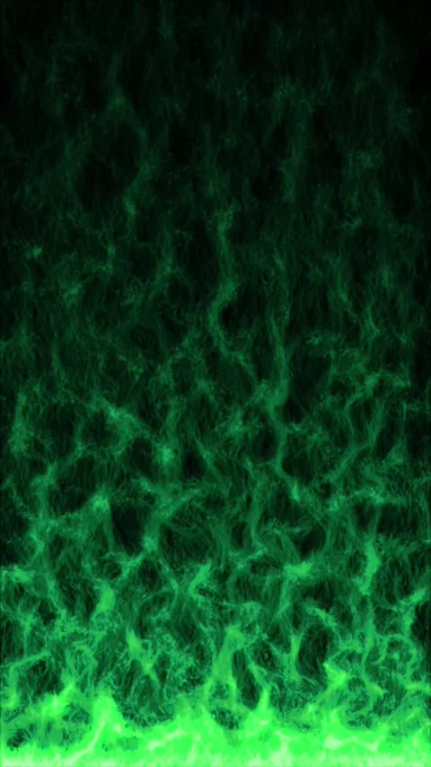 Green Abstract Flames Stock Footage 334773204