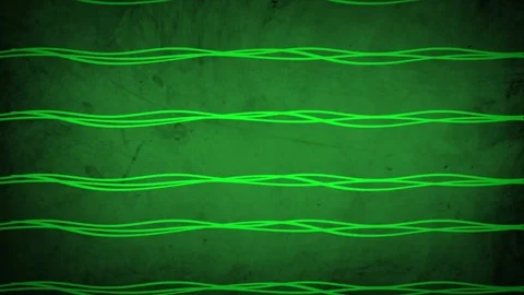 Green Abstract flowing Fluid waves of strips over textured background Stock Footage 272638431
