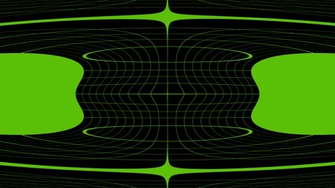 Green abstract fluid shapes pulse modern artistic motion loop background Video stock 333936823