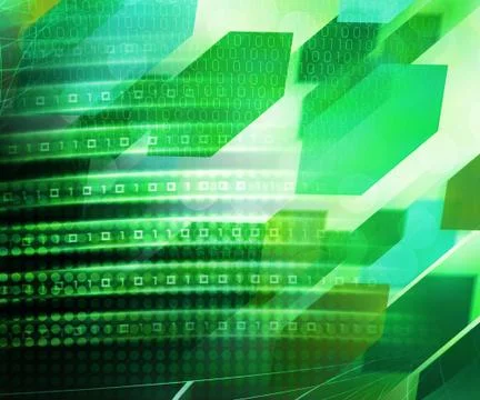 Green abstract future science background texture Illustrazione stock