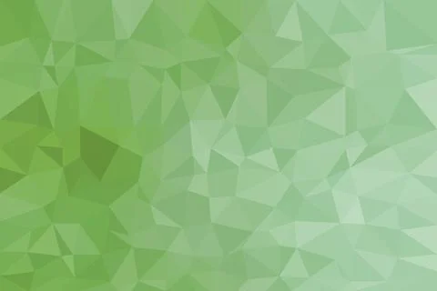 Green abstract geometric background with polygon shapes Stock Illustration