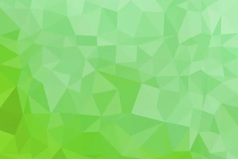 Green abstract geometric background with polygon shapes Stock Illustration