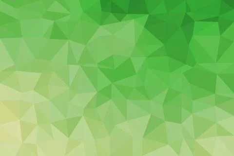 Green abstract geometric background with polygon shapes Stock Illustration