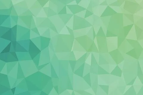 Green abstract geometric background with polygon shapes Stock Illustration