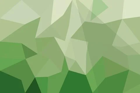 Green abstract geometric background with polygon shapes Stock Illustration