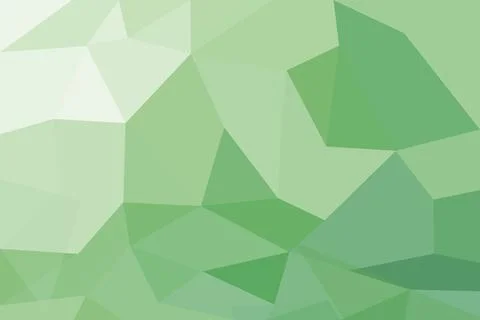 Green abstract geometric background with polygon shapes Stock-Illustration