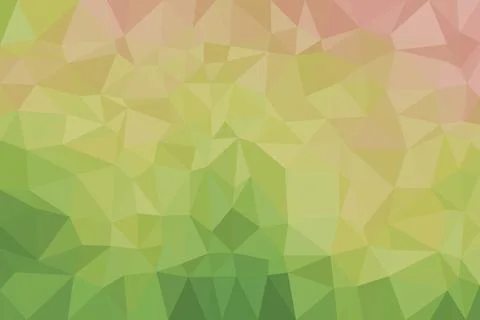 Green abstract geometric background with polygons and shades Stock Illustration