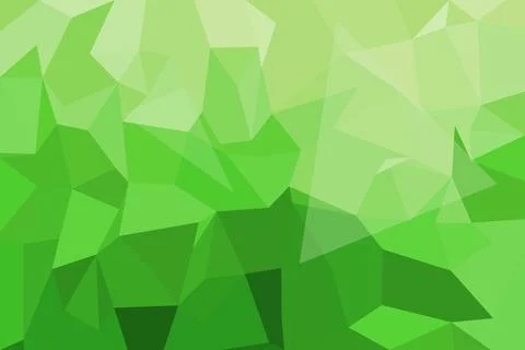 Green abstract geometric background with sharp shapes Stock Photos